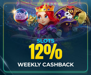 Deshislots Slots 12% Weekly Cashback